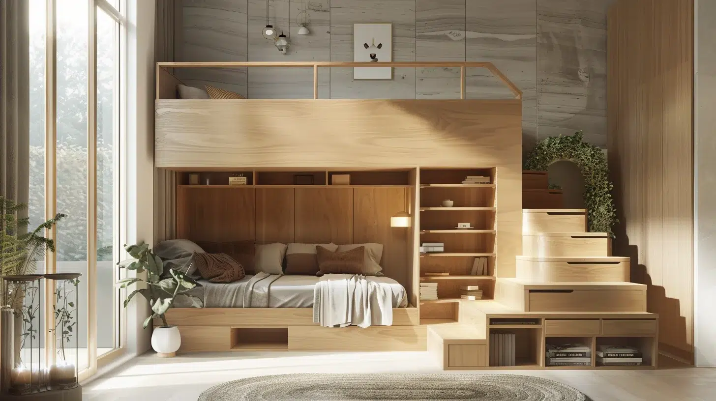 meubles lits mezzanine
