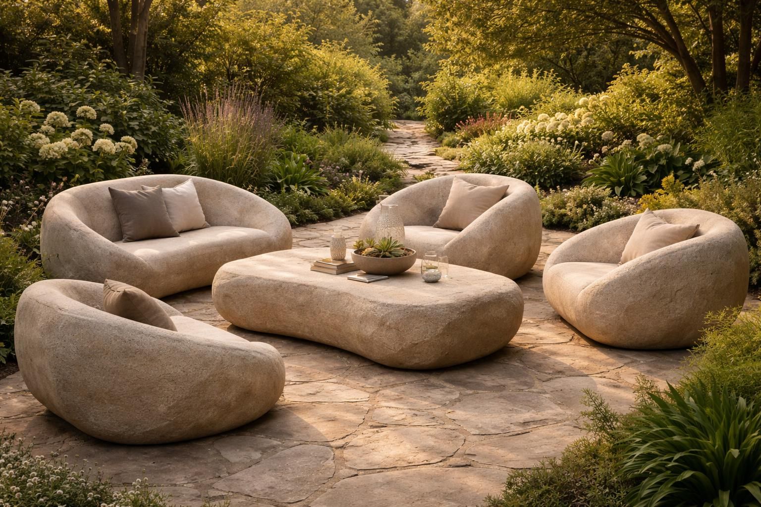 découvrez les avantages d'un salon de jardin en pierre naturelle pour un aménagement élégant, durable et écologique de votre espace extérieur.