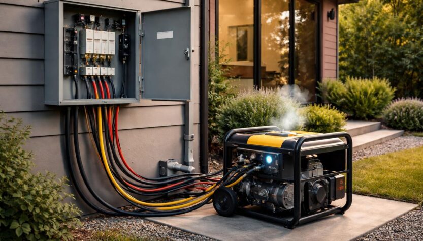 découvrez comment brancher un groupe électrogène à la maison en toute sécurité avec un inverseur de source, pour assurer une alimentation électrique fiable lors des coupures.