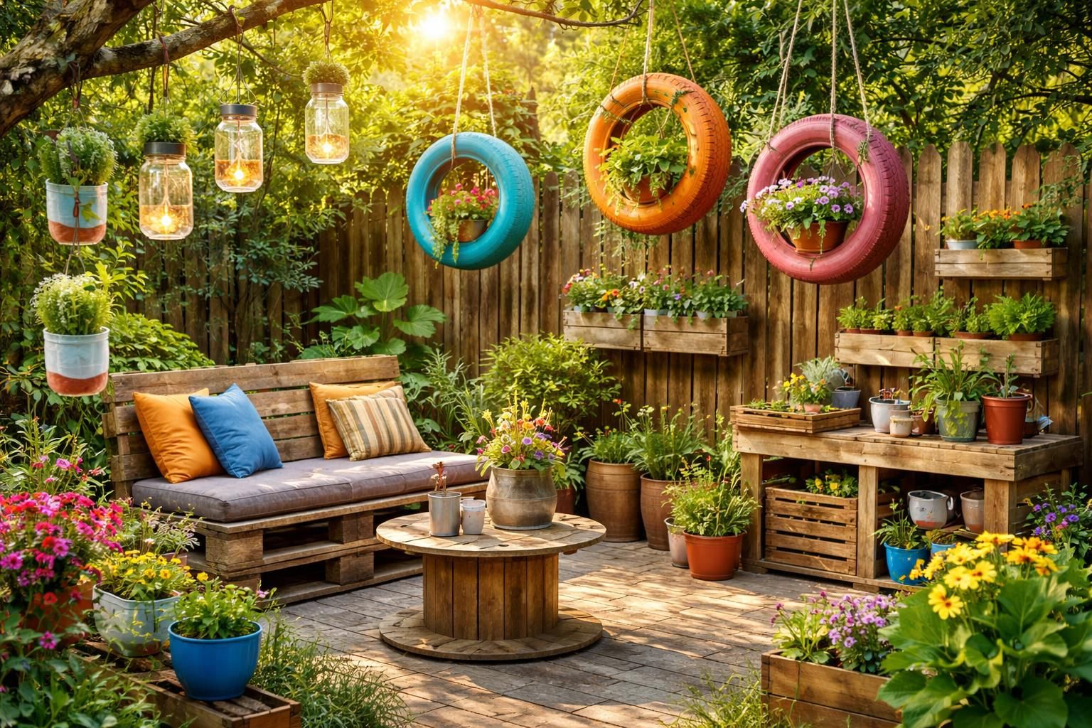 découvrez 15 idées ingénieuses pour recycler vos déchets en objets déco uniques et donner une seconde vie à votre jardin avec jardin récup.