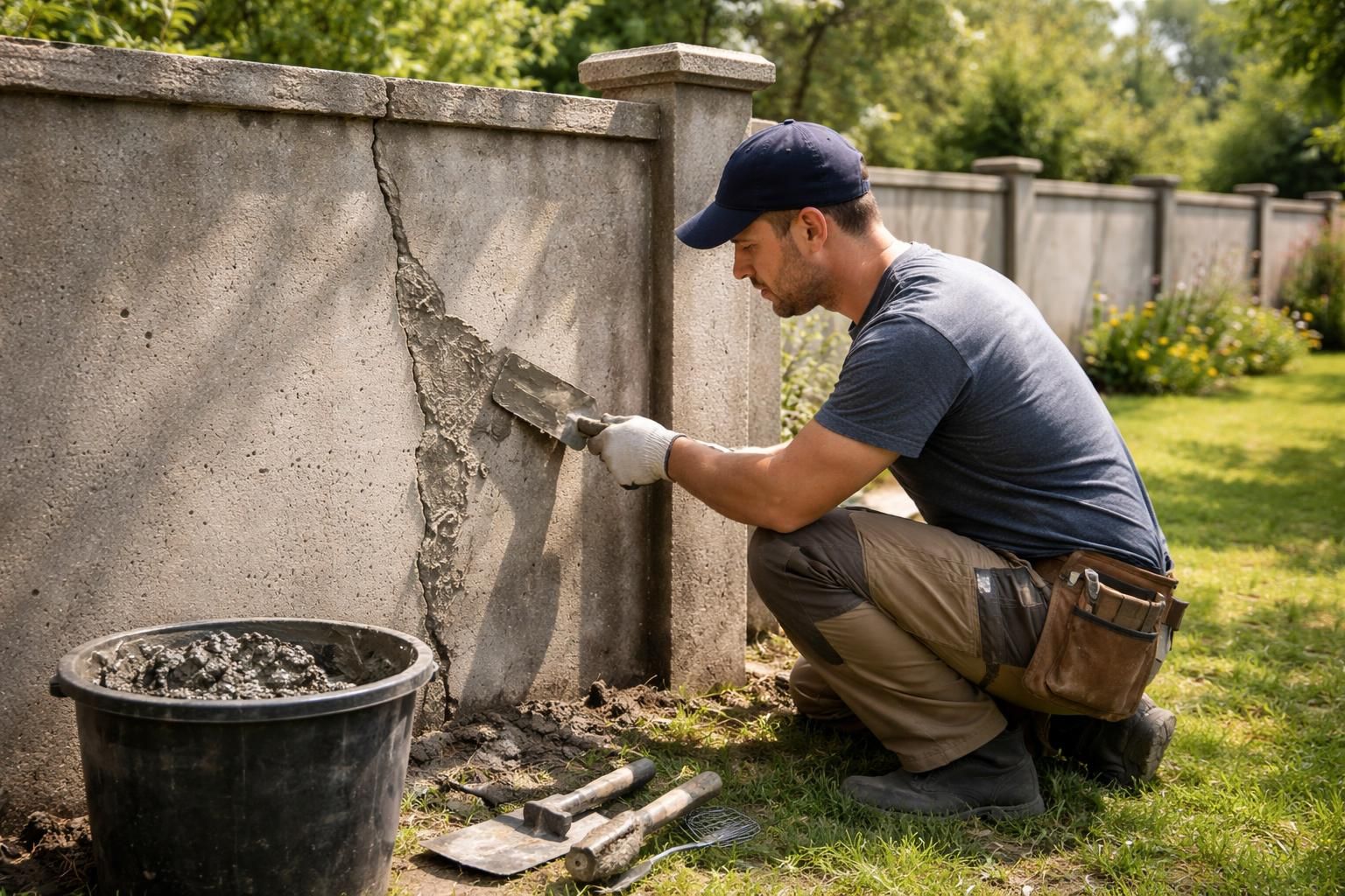 découvrez les étapes essentielles pour réparer une clôture en béton et assurer une rénovation solide et durable de votre clôture.