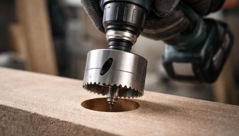 découvrez comment utiliser une scie cloche sur perceuse pour un perçage précis et sans éclats grâce à nos conseils et astuces professionnels.