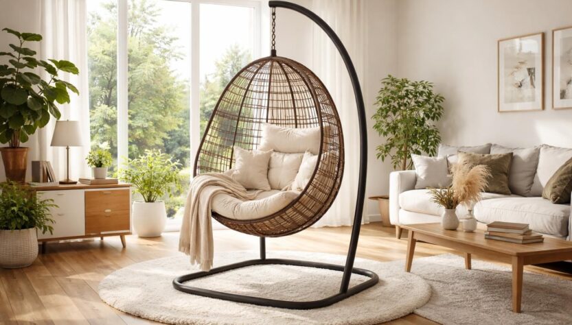 découvrez comment installer un fauteuil suspendu en appartement sans percer le mur, pour profiter d'un coin détente confortable sans abîmer votre intérieur.