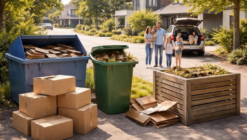 découvrez où et comment jeter vos cartons de déménagement après votre installation de manière écologique et pratique.