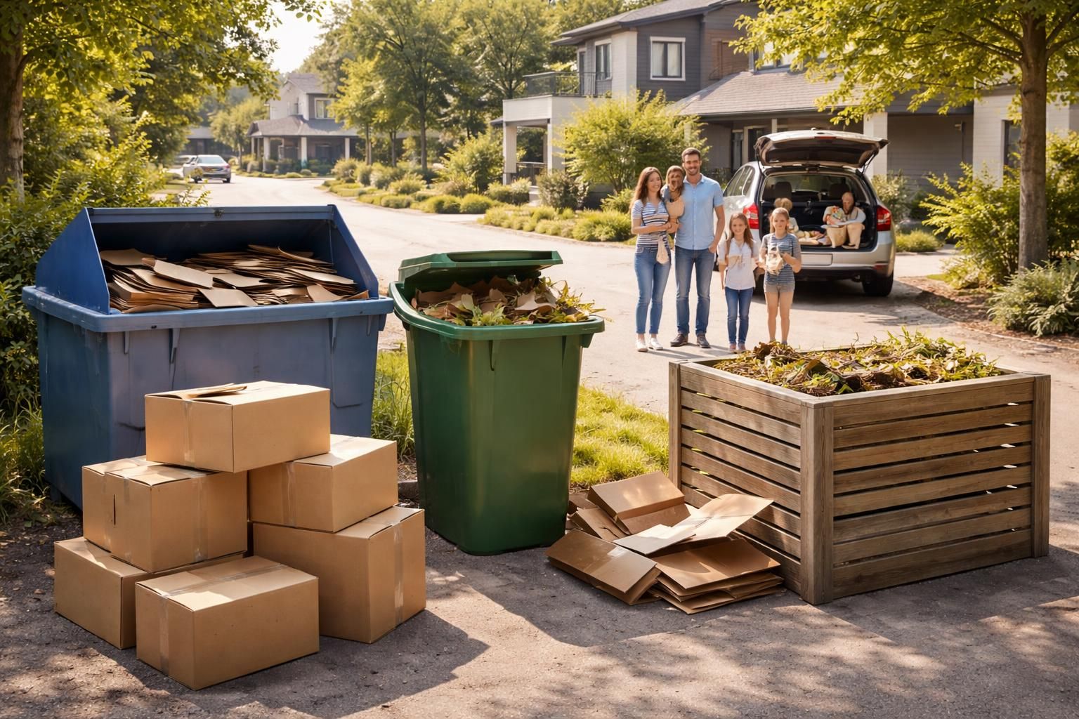 découvrez où et comment jeter vos cartons de déménagement après votre installation de manière écologique et pratique.