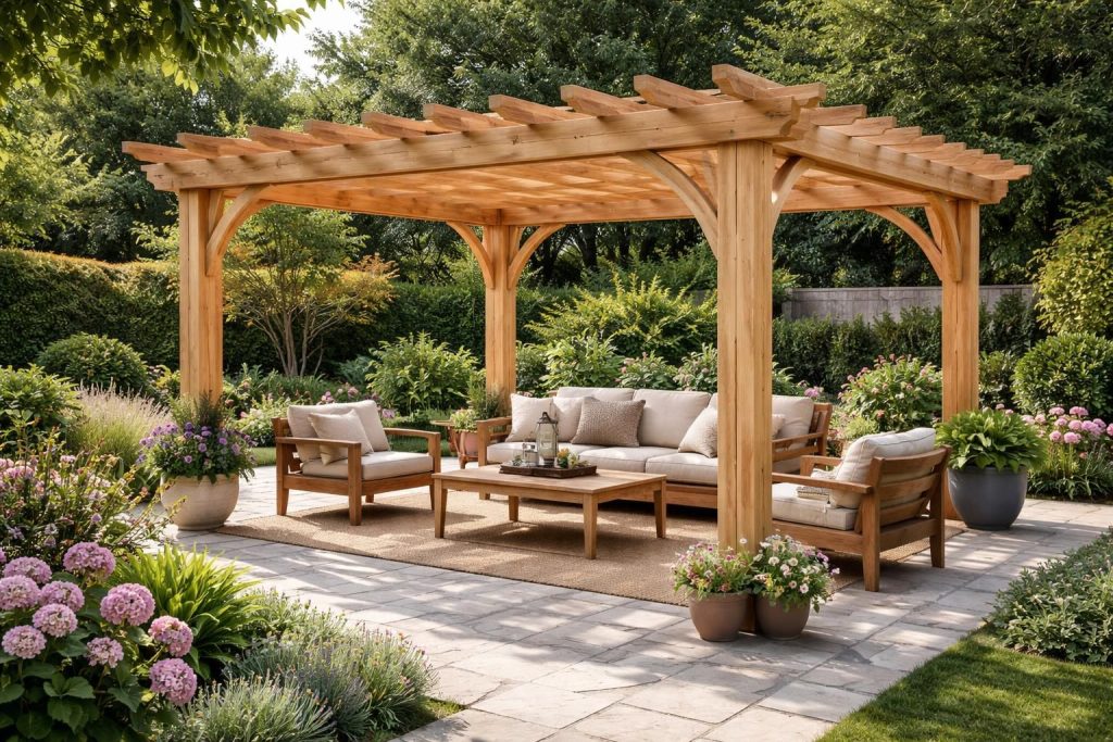 découvrez des inspirations et idées pratiques pour concevoir le plan parfait d'une pergola en bois dans votre cour et transformer votre espace extérieur.